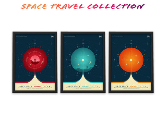 Deep Space Atomic Clock - NASA Prints - Set of 3 Prints