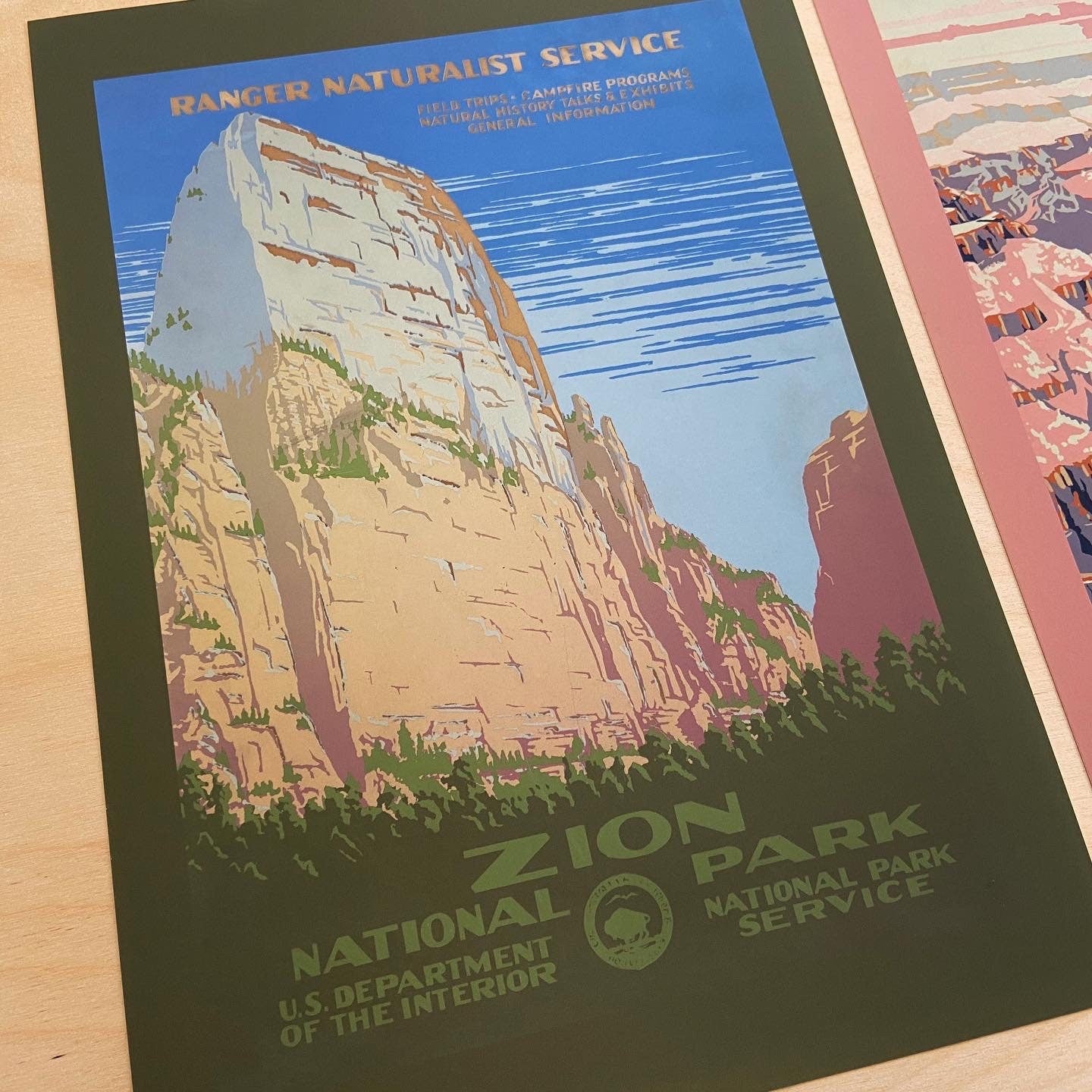 Vintage Travel - US National Parks - Set of 3 Prints