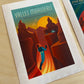 Space Travel - Mars Retro Tourism Advert - Set of 3 Prints