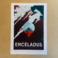 Space Travel - NASA Retro Tourism Advert - Set of 3 Prints - Titan, Enceladus, Earth